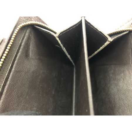  LOUIS VUITTON ルイヴィトン レディース 二つ折り財布 ダミエ ポルト フォイユ トレゾール L字ファスナー N61730 ブラウン