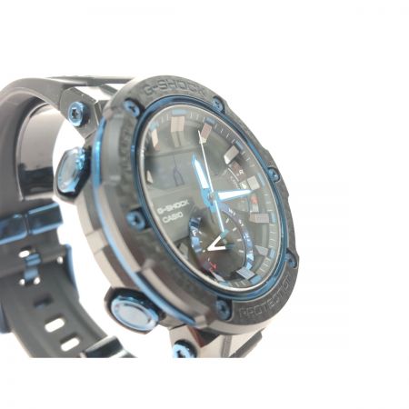  CASIO カシオ メンズ腕時計 電波ソーラー デジアナウォッチ G-SHOCK G-STEEL GST-B200X-1A2JF ブラック