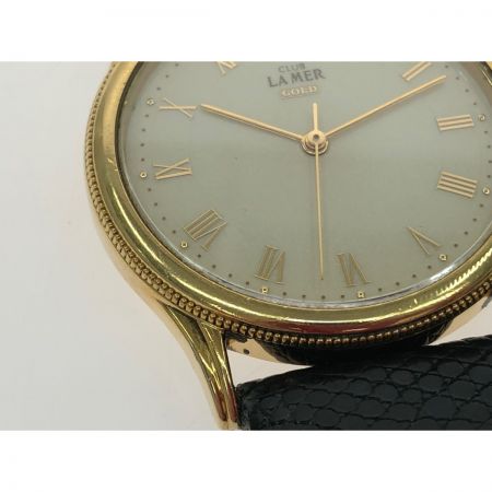 CITIZEN CLUB LAMER メンズ腕時計 クオーツ CLUB LAMER 18K製 24.6g 金無垢 2730-275128