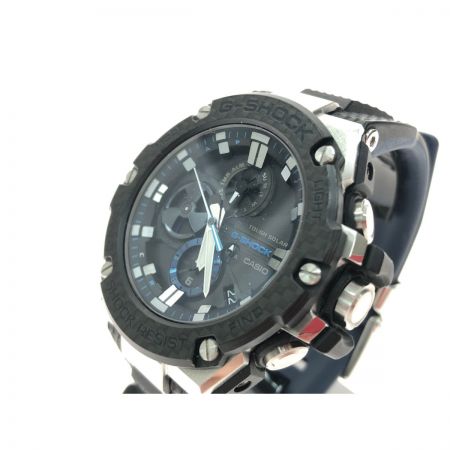 CASIO カシオ メンズ腕時計 電波ソーラー タフソーラー G-SHOCK Gショック クロノグラフ 5513GST-B100 ブラック