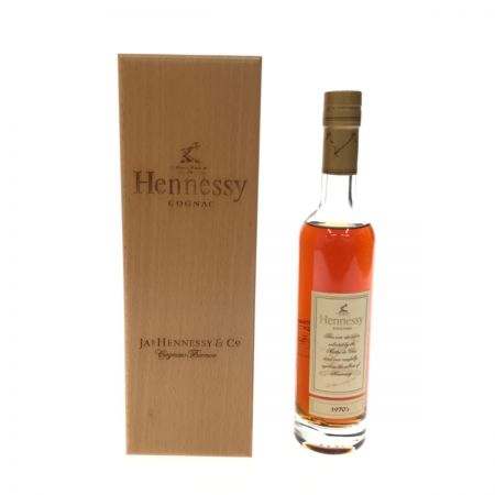  Hennessy ヘネシー ブランデー コニャック 1970's 350ml 40％ 木箱付 未開栓 未開栓