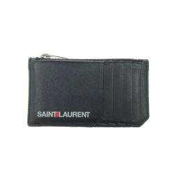 ▼▼ SAINT LAURENT(Yves Saint Laurent) サンローラン コインケース/カードケース ブラック Bランク
