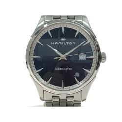 ▼▼ HAMILTON ハミルトン メンズ腕時計 クオーツ ジャズマスター デイト  H324510 ネイビー Bランク