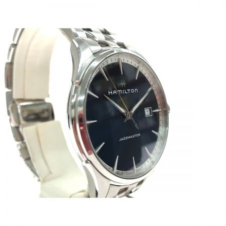  HAMILTON ハミルトン メンズ腕時計 クオーツ ジャズマスター デイト  H324510 ネイビー