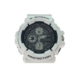 ▼▼ CASIO カシオ メンズ腕時計 クオーツ G-SHOCK Gショック  GAC-100RG-7AJF ホワイト Bランク