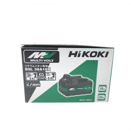  HiKOKI ハイコーキ 純正 バッテリー 第2世代 マルチボルト BSL36A18X
