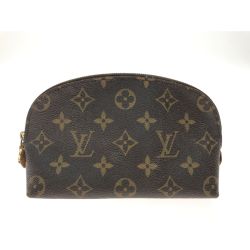 ▼▼ LOUIS VUITTON ルイヴィトン モノグラム ポシェット ポーチ コスメティック  M47515 ブラウン Cランク