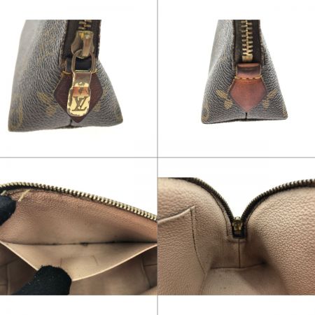  LOUIS VUITTON ルイヴィトン モノグラム ポシェット ポーチ コスメティック  M47515 ブラウン