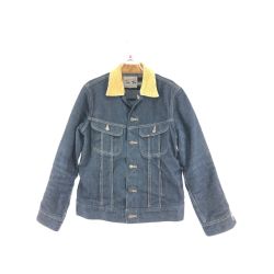▼▼ LEE リ メンズ デニムジャケット STORM RIDER アメリカンライダース 裏ブランケット SIZE M 9746 Bランク