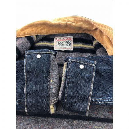  LEE リ メンズ デニムジャケット STORM RIDER アメリカンライダース 裏ブランケット SIZE M 9746