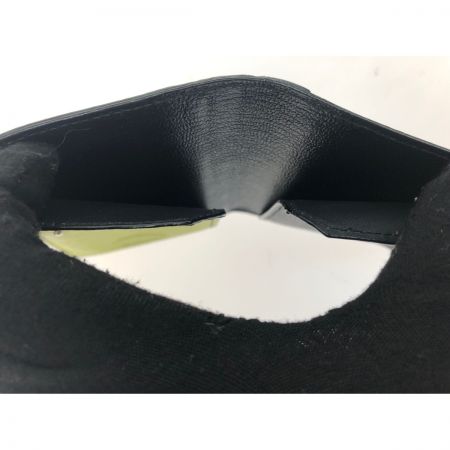  L'arcobaleno ユニセックス コンパクトウォレット スマートミニウォレット  ブラック×イエロー