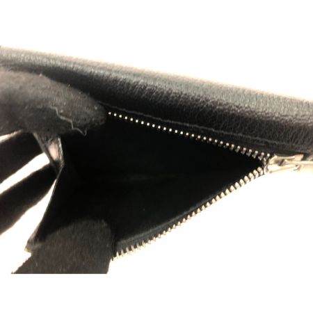  L'arcobaleno ユニセックス コンパクトウォレット スマートミニウォレット  ブラック×イエロー