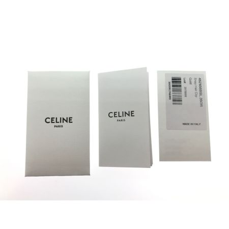  CELINE セリーヌ ピアス ハート＆ロゴ ゴールドカラー レディース アクセサリー