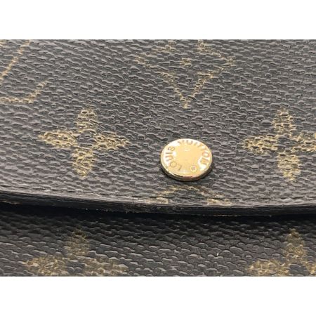  LOUIS VUITTON ルイヴィトン レディース 長財布 モノグラム ポルトフォイユ・皿  M61734 ブラウン