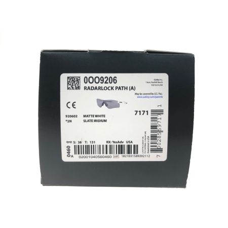  OAKLEY オークリー アイウェア サングラス RADARLOCK PATH ASIA FIT OO9206-02