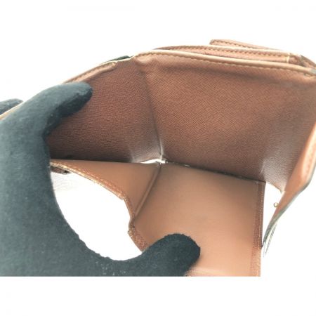  LOUIS VUITTON ルイヴィトン レディース 三つ折り財布 コンパクトウォレット モノグラム ポルトモネビエカルトクレディ M61652