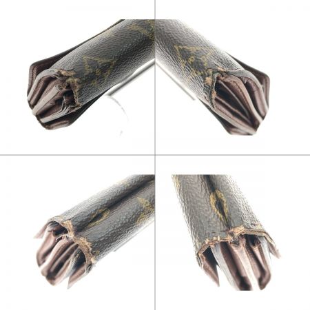  LOUIS VUITTON ルイヴィトン レディース 三つ折り財布 コンパクトウォレット モノグラム ポルトモネビエカルトクレディ M61652