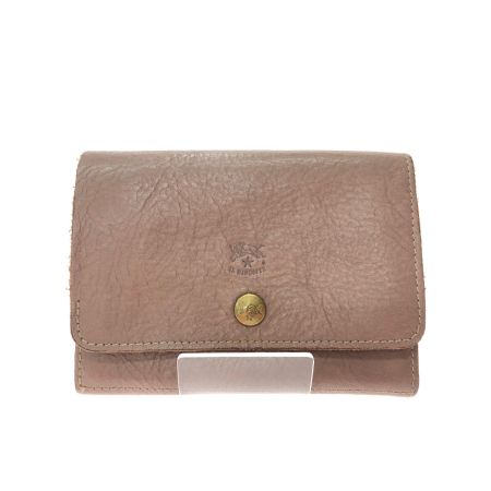  IL BISONTE イルビゾンテ ユニセックス 二つ折り財布 CLASSIC MEDIUM WALLET C0522 ベージュ