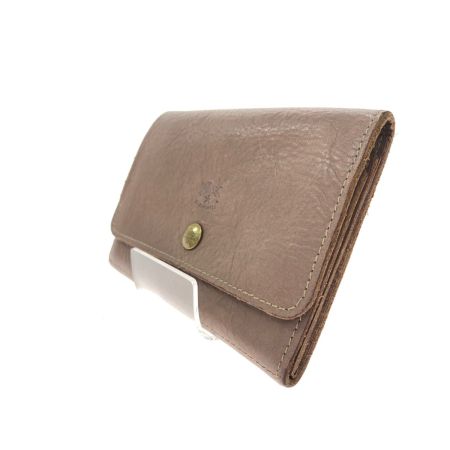  IL BISONTE イルビゾンテ ユニセックス 二つ折り財布 CLASSIC MEDIUM WALLET C0522 ベージュ