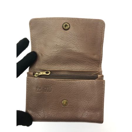  IL BISONTE イルビゾンテ ユニセックス 二つ折り財布 CLASSIC MEDIUM WALLET C0522 ベージュ