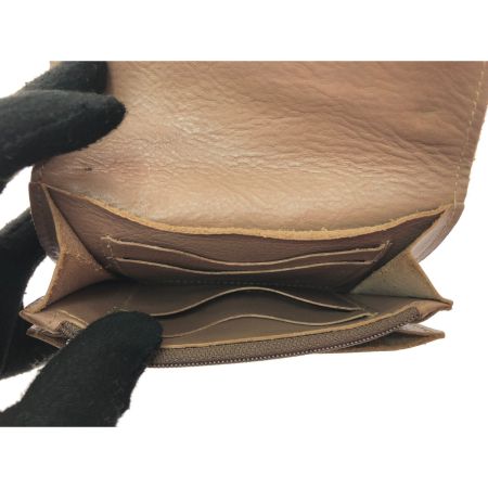  IL BISONTE イルビゾンテ ユニセックス 二つ折り財布 CLASSIC MEDIUM WALLET C0522 ベージュ