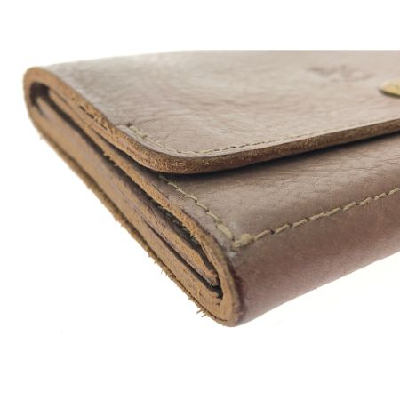  IL BISONTE イルビゾンテ ユニセックス 二つ折り財布 CLASSIC MEDIUM WALLET C0522 ベージュ