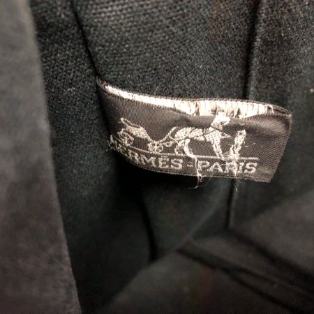  HERMES エルメス レディース トートバッグ フールトゥMM キャンバス ハンドバッグ ブラック