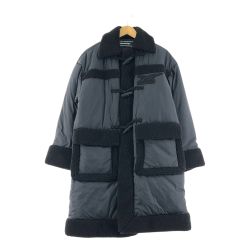 ▼▼ Onitsuka Tiger オニツカタイガー メンズ ロングコート ベンチコート 中綿 ボア SIZE XS 2183B011 ブラック Bランク