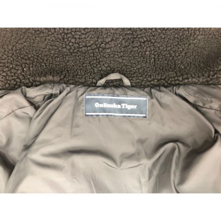  Onitsuka Tiger オニツカタイガー メンズ ロングコート ベンチコート 中綿 ボア SIZE XS 2183B011 ブラック