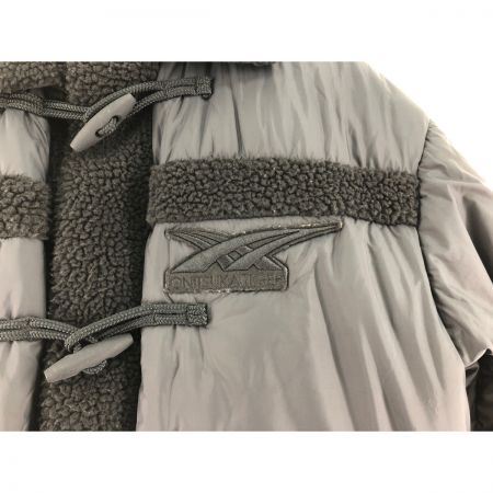  Onitsuka Tiger オニツカタイガー メンズ ロングコート ベンチコート 中綿 ボア SIZE XS 2183B011 ブラック