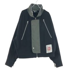 ▼▼ LANDLORD メンズ ジャケット KXL ARMY PULL JACKET FINAL HOME 津村耕佑コラボ ブラック×グレー Cランク