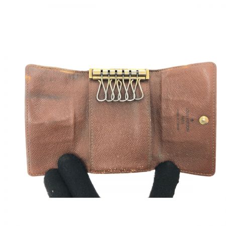  LOUIS VUITTON ルイヴィトン ユニセックス 6連キーケース モノグラム ミュルティクレ6 M62630 ブラウン