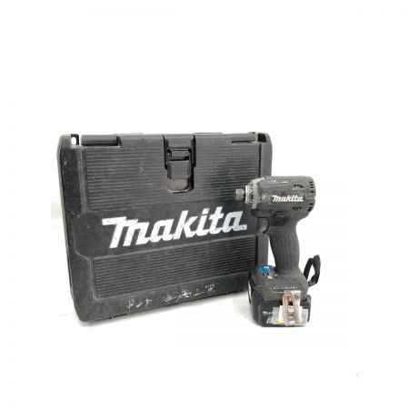  MAKITA マキタ 電動工具 14.4V コードレス 充電式インパクトドライバ 充電器・充電池2個 ケース付 TD161D ブラック