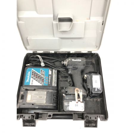  MAKITA マキタ 電動工具 14.4V コードレス 充電式インパクトドライバ 充電器・充電池2個 ケース付 TD161D ブラック