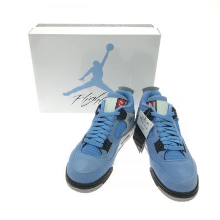  NIKE ナイキ AIR JORDAN 4 RETRO SIZE 26cm スニーカー University Blue