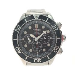 ▼▼ SEIKO セイコー メンズ腕時計 ソーラー充電 PROSPEX プロスペックス ダイバーズ クロノグラフ V175-0AD0 Bランク