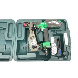 ▼▼ HITACHI 日立 エアツール 高圧ねじ打機 エア釘打機 木下地 鋼製下地 WF4H2 グリーン Cランク