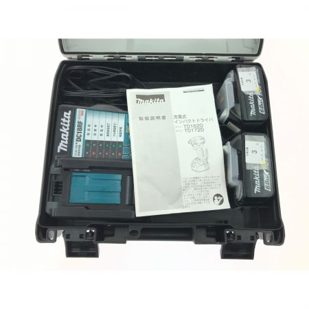  MAKITA マキタ インパクトドライバ 充電器・充電池2個・ケース付 TD172DRGX グリーン