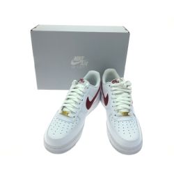 ▼▼ NIKE ナイキ Air Force 1 Low White Team Re CZ0326-100 ホワイト Aランク