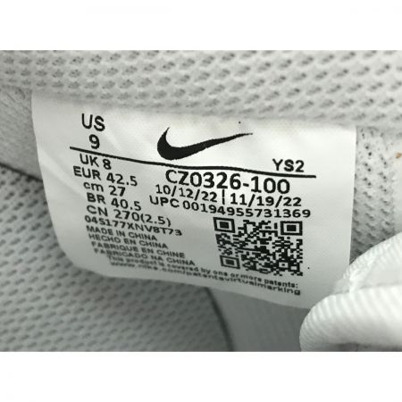  NIKE ナイキ Air Force 1 Low White Team Re CZ0326-100 ホワイト