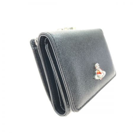  Vivienne Westwood ヴィヴィアン・ウエストウッド レディース 三つ折り財布 DIAMANTE ORB HEART WALLET  ブラック