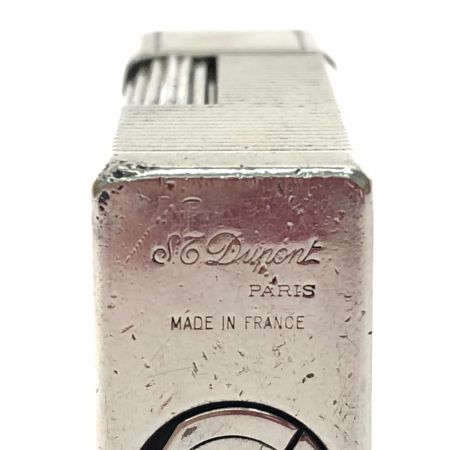 S.T.Dupont エステーデュポン 希少 ボーダー スクエア ローラー式 ガスライター ライン1 ショート 着火未確認