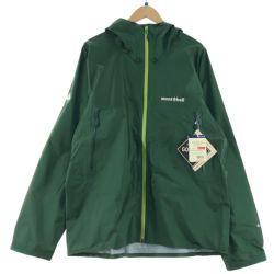 ▼▼ mont･bell モンベル ストームクルーザー ジャケット SIZE L 2328174 グリーン Aランク