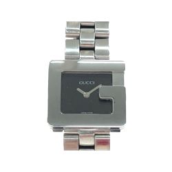 ▼▼ GUCCI グッチ レディース腕時計 クオーツ Gウォッチ ブラック文字盤 ステンレススチール  3600L Bランク