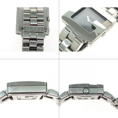  GUCCI グッチ レディース腕時計 クオーツ Gウォッチ ブラック文字盤 ステンレススチール  3600L