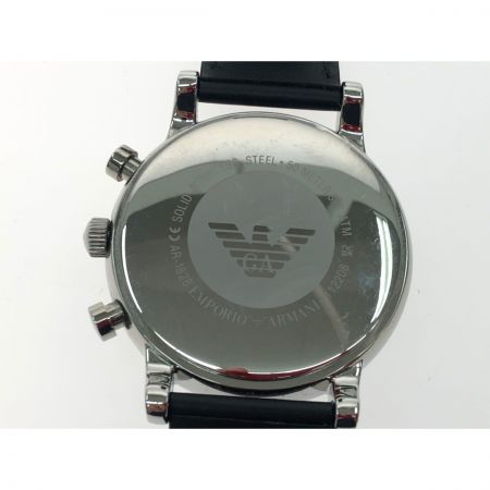  EMPORIO ARMANI エンポリオアルマーニ メンズ腕時計 クオーツ クロノグラフ デイト LUIGI ルイージ AR-1828