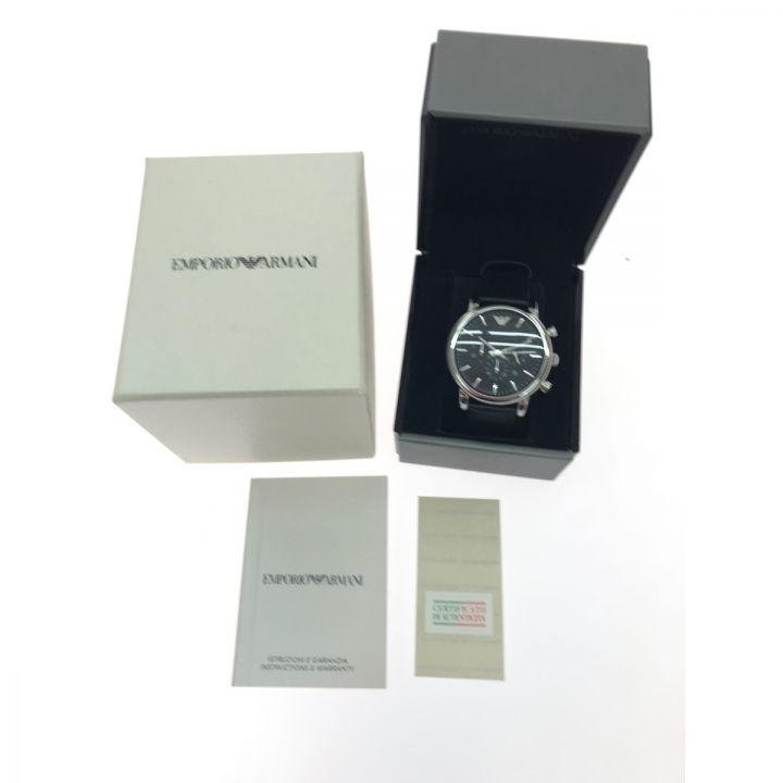 箱あり】EMPORIO ARMANI 腕時計 縦横無尽 AR1828