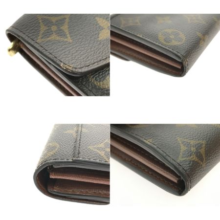  LOUIS VUITTON ルイヴィトン 長財布 ポルトフォイユ サラ モノグラム  M60531 ブラウン