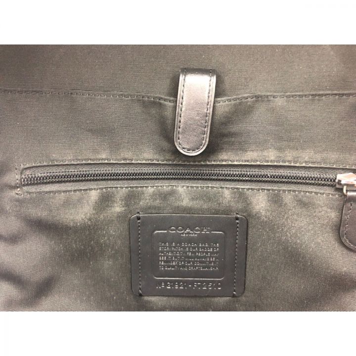 COACH コーチ メンズ リュックサック バックパック アウトレット F72510 ブラック｜中古｜なんでもリサイクルビッグバン