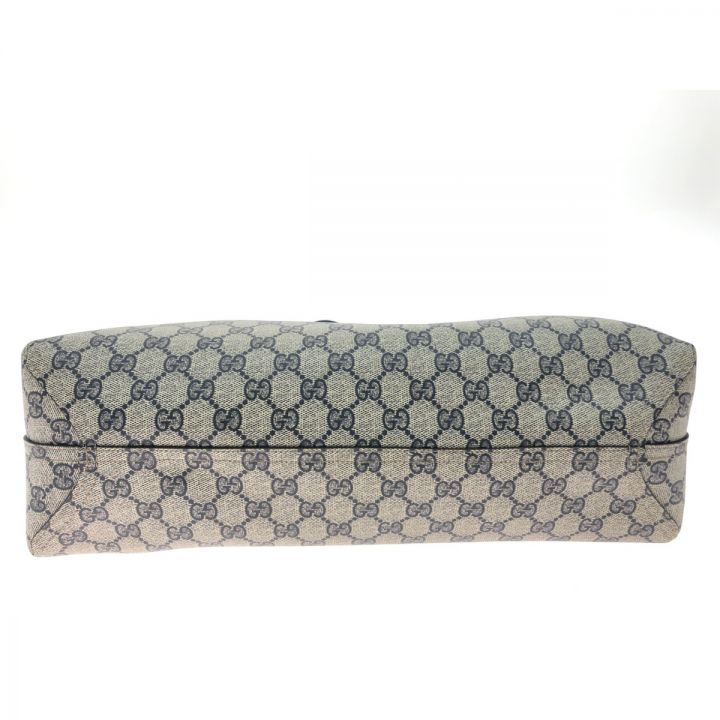 GUCCI グッチ レディース GGスプリーム リバーシブル トートバッグ 368568 ネイビー｜中古｜なんでもリサイクルビッグバン